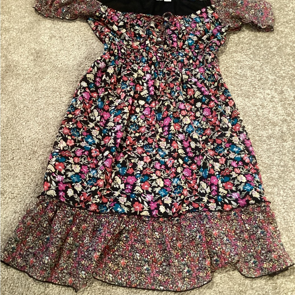 Floral summer dress.